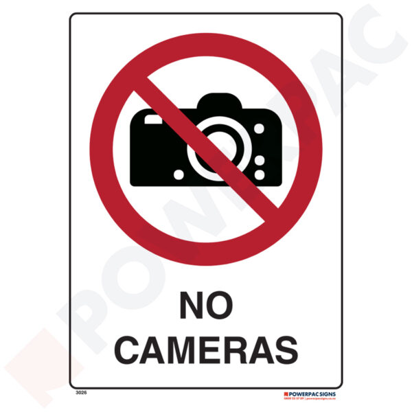 Prohibiting Signs - No Cameras