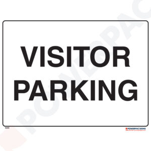 Restricted Area Signs -  Visitor Parking