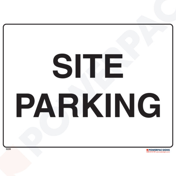 Restricted Area Signs -  Site Parking