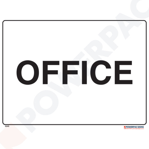 Restricted Area Signs -  Office