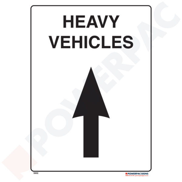 Information Signs - Heavy Vehicles