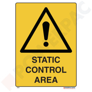 Warning Signs - Static Control Area