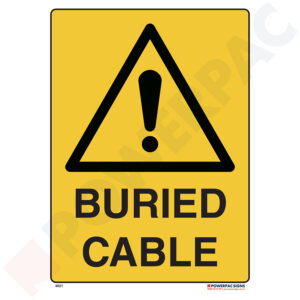 Warning Signs - Buried Cable