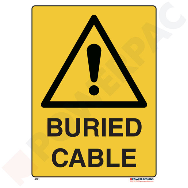 Warning Signs - Buried Cable