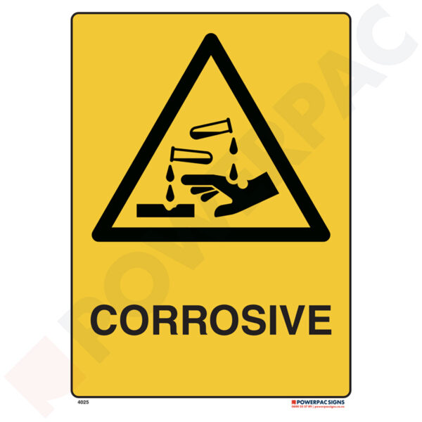 Warning Signs - Corrosive