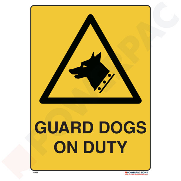 Warning Signs - Guard Dogs on Duty