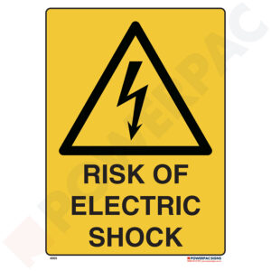 Warning Signs - Risk of Electric Shock