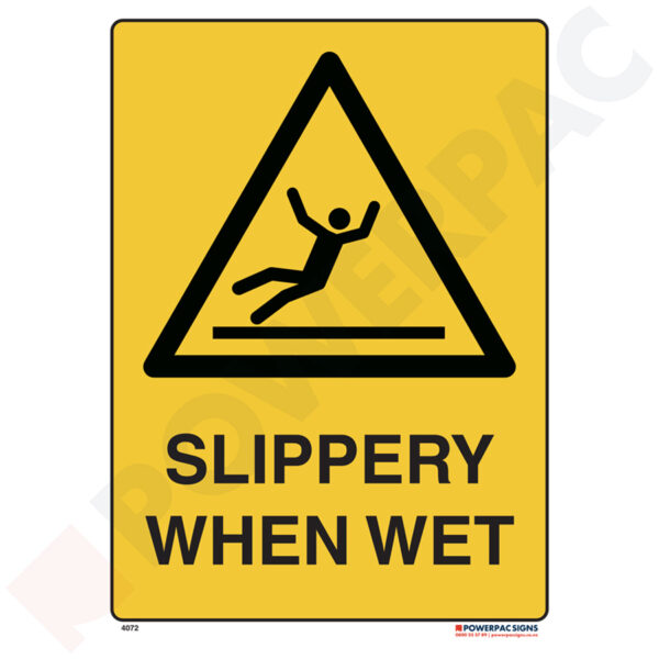 Warning Signs - Slippery When Wet