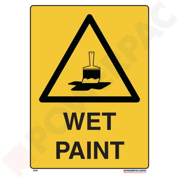 Warning Signs - Wet Paint
