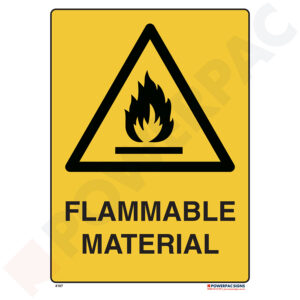 Warning Signs - Flammable Material