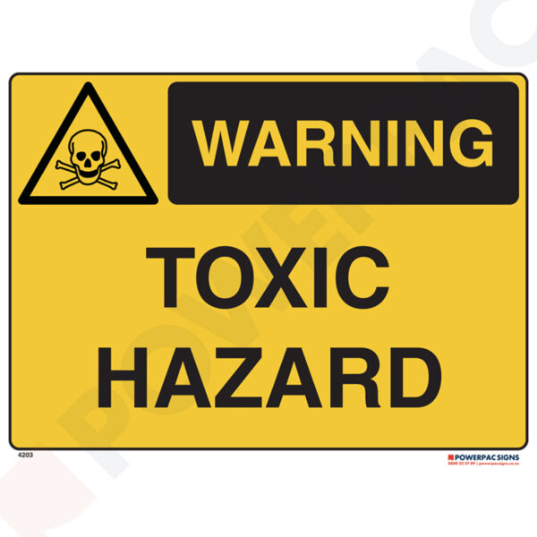 Warning Signs - Toxic Hazard