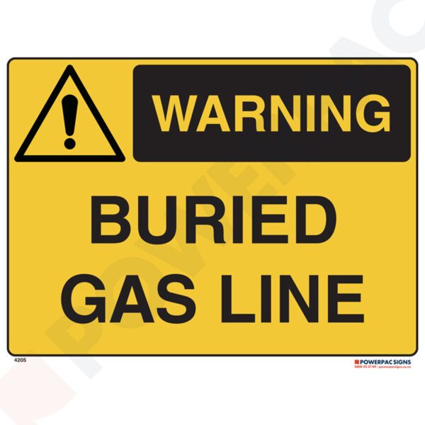 Warning Signs - Buried Gas Line