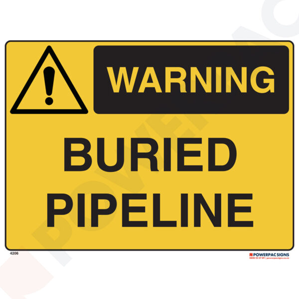 Warning Signs - Buried Pipeline