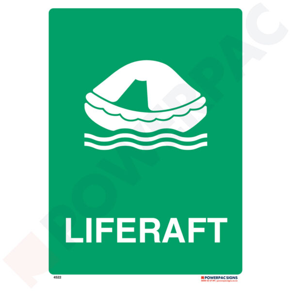 Emergency Signs - Liferaft
