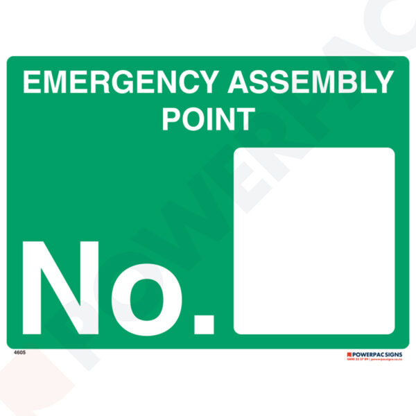 Warning Signs - Emergency Assembly Point - No.