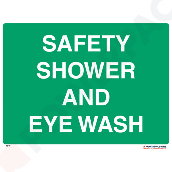 Warning Signs - Safety Shower & Eye Wash