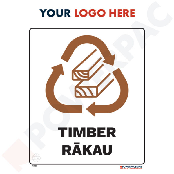 Recycling Signs - Timber