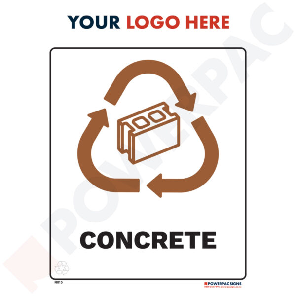 Recycling Signs - Concrete
