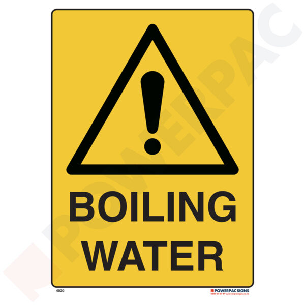 Warning Signs - Boiling Water