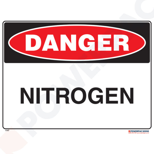Danger Sign - Nitrogen