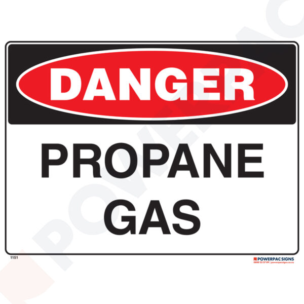Danger Sign - Propane Gas