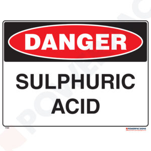 Danger Sign - Sulphuric Acid