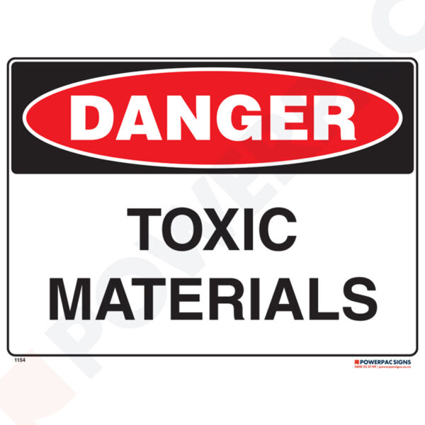 Danger Sign - Toxic Materials