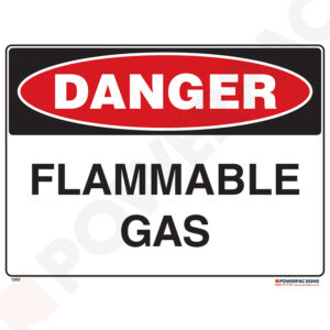 Danger Sign - Flammable Gas
