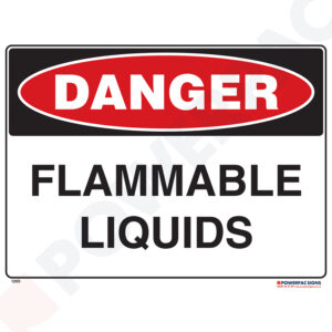 Danger Sign - Flammable Liquids