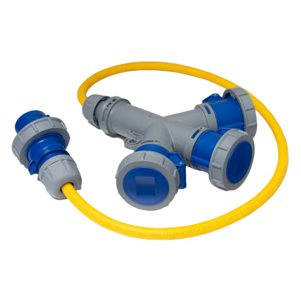 SITEMATE 3 WAY 16A 1MTR ADAPTOR LEAD