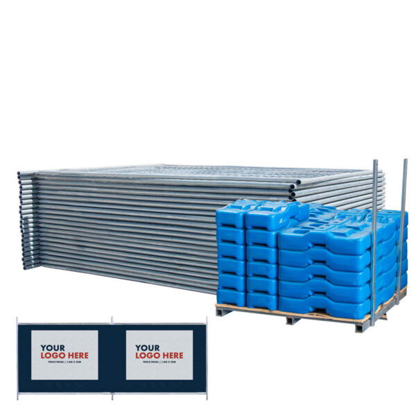 Temporary Fence Kit - 100m incl. Printed Scrim