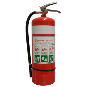 Fire Extinguisher ABE Dry Powder - 6 kg w. Wall Bracket