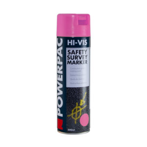 POWERPAC - Survey Marking Paint 500ml - Fluro Pink