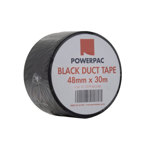POWERPAC - PVC Duct Tape 48mm x 30m Black