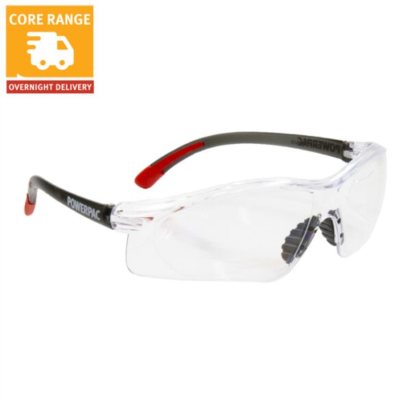 Powerpac - Pro Safety Glasses - Clear