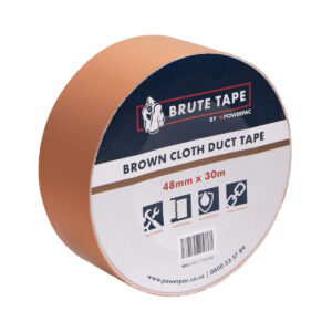 POWERPAC - Cloth Tape 48mm x 30m - Brown