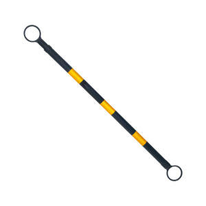 Cone Barrier Bar - Black/ Yellow