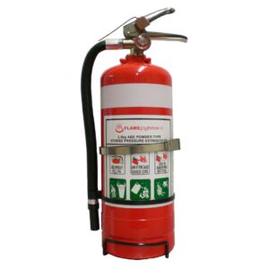 Fire Extinguisher ABE Dry Powder - 2.5 kg w. Vehicle Bracket