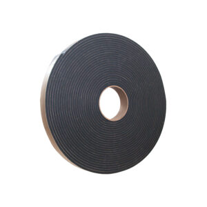 Grout Loss/Stop Tape - Single Sided Black PVC Foam - 12mm x 6.4mm x 15.2m