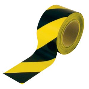 Barrier Tape Yellow/Black Parallax 75mm x 250m