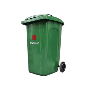 POWERPAC - Wheelie Bin 240L - Green