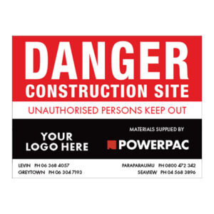 Site Start Up Danger Sign 60 x 90cm