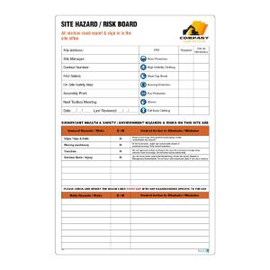 Hazard Board - 1200 x 800mm ACM