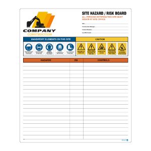 Hazard Board - 1200 x 1000mm ACM