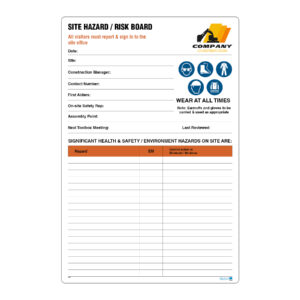 Hazard Board - 1200 x 800mm ACM