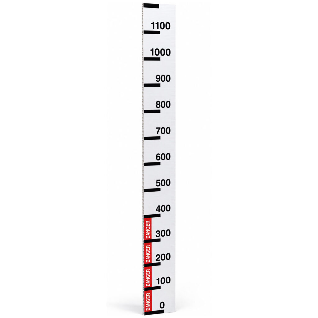 Depth Markers – 5mm Heavy-Duty Corflute Pack of 10